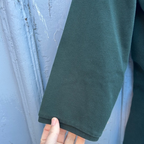 Burberry Green 3/4 Sleeve Polo, size M (fits small), - Picture 4 of 10